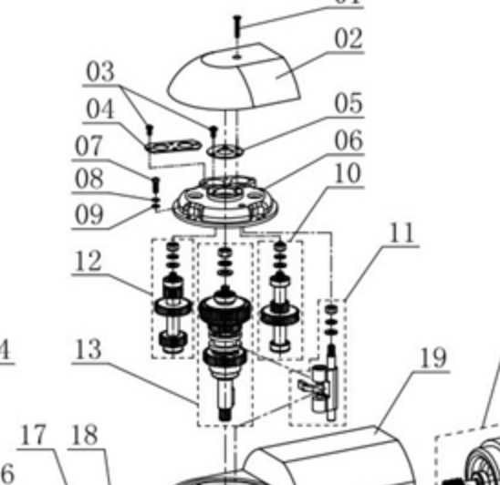 картинка Деталировка миксера Starfood M20A от магазина Одежда+