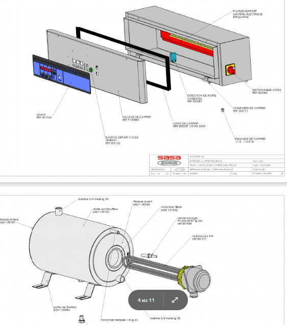 картинка Деталировка для BODSON PA63 от магазина Одежда+