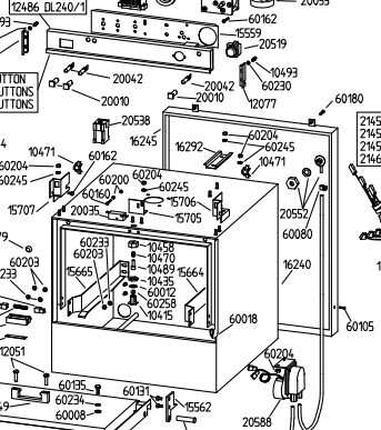 картинка Деталировка для посудомоечной машины Adler DL240 от магазина Одежда+