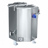 картинка Котел пищеварочный электрический КПЭМ-400Т, шестигранный, 400 л, +100°С, сливной кран, пар. рубашка, 1160х1160х1446 мм, 36,2 кВт, 400 В от магазина Одежда+