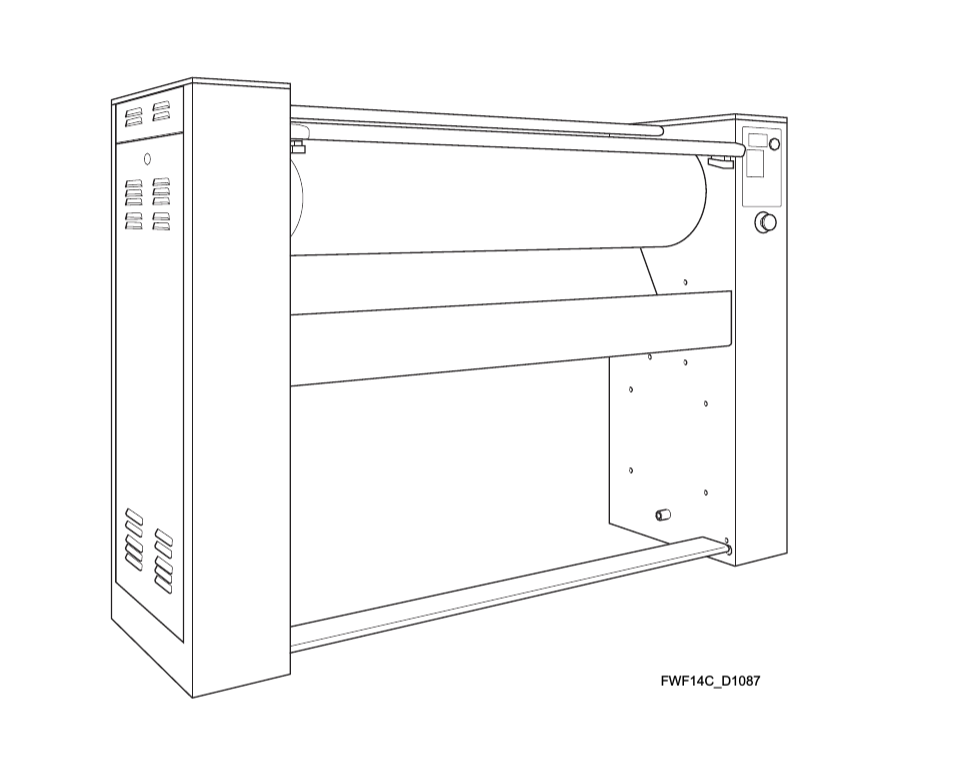 картинка Деталировка катка гладильного Alliance RI1600-30 от магазина Одежда+