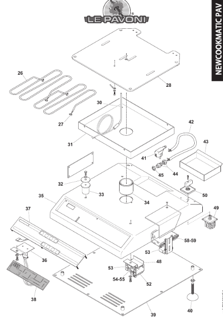 картинка Деталировка для esploso newcookmatic-1-1 от магазина Одежда+