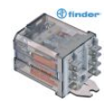 картинка Силовые реле FINDER 230VAC 16A 2CO-соединение F6.3 монтажные размеры кронштейнов 68x38.2x35.8mm для Hocatec 15620 от магазина Одежда+