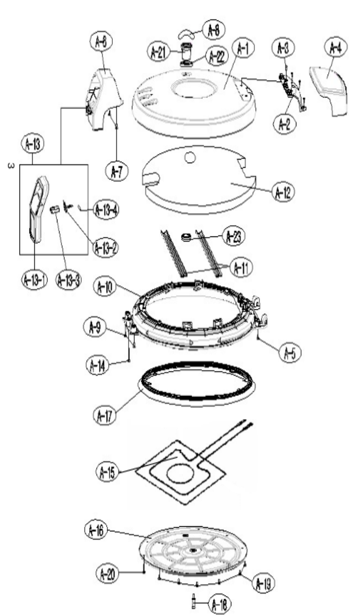 картинка Деталировка для Cuckoo Рисоварка CR-3021 от магазина Одежда+