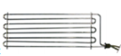 картинка Нагревательный элемент 3400 Вт 230В нагревательные контуры 1 Л 295 мм Ш 180 мм В 175 мм прямоугольный фланец D02070 от магазина Одежда+