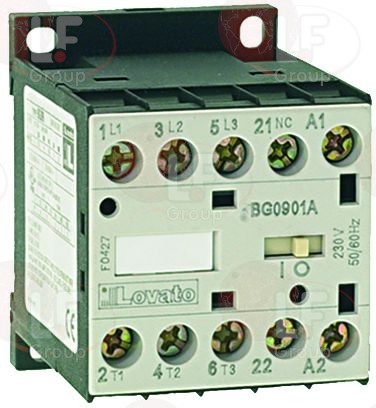 картинка Запасные части ATA ANGELO PO 32V6550 КОНТАКТОР LOVATO BG0901A MODULAR 461.021.00 от магазина Одежда+