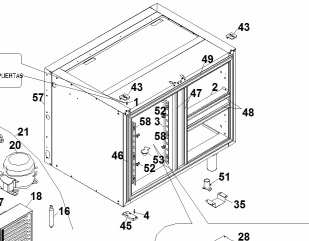 картинка Деталировка для прилавка-витрины Angelo-Po 6MRAZ от магазина Одежда+