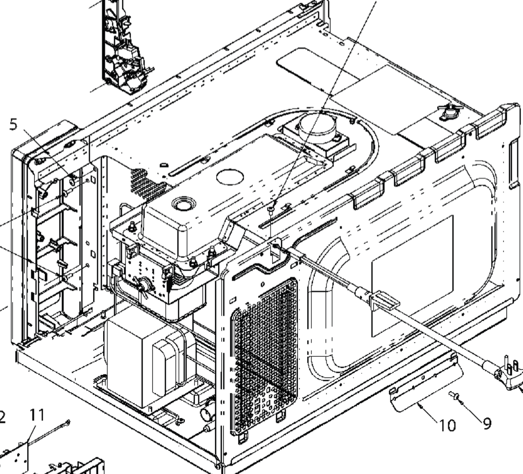 картинка Деталировка микроволновой печи Menumaster. RCS511TS от магазина Одежда+