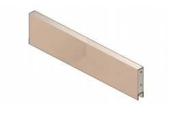 картинка КРОМКА ДЛЯ НАРУЖНОЙ ОБШИВКИ "ВЕРХУШКА" - ОКРАШЕННАЯ СТАЛЬ-ДЛЯ РОТАЦИОННЫЕ ПЕЧИ EDGE FOR OUTSIDE PANELLING "UPPER" - PAINTED STEEL - FOR ROTATIVE OVENS PRR 83/1 от магазина Одежда+