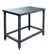картинка Столы островные (600 серия)   (столешница - нерж., каркас - краш.сталь) СПРО-6-3 (1200x600x850мм) от магазина Одежда+