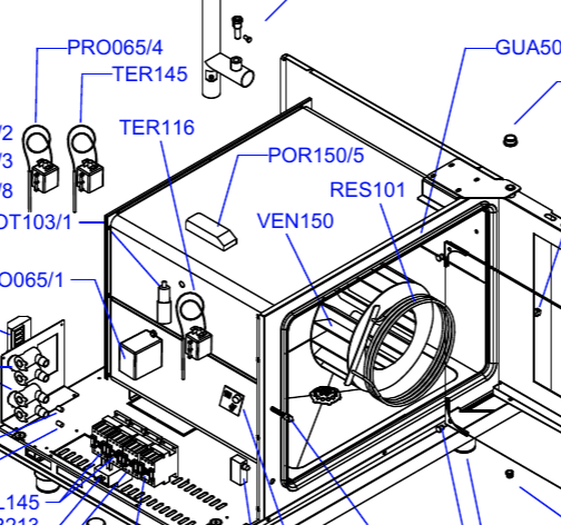 картинка Деталировка Bassanina GASTRO_640M от магазина Одежда+