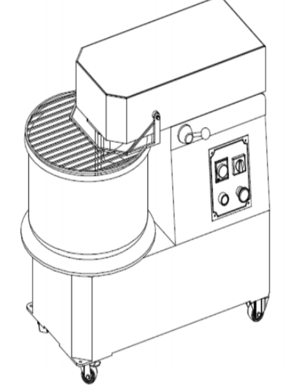 картинка Деталировка для Starfood тестомес серии HTD, HTT, DN. от магазина Одежда+