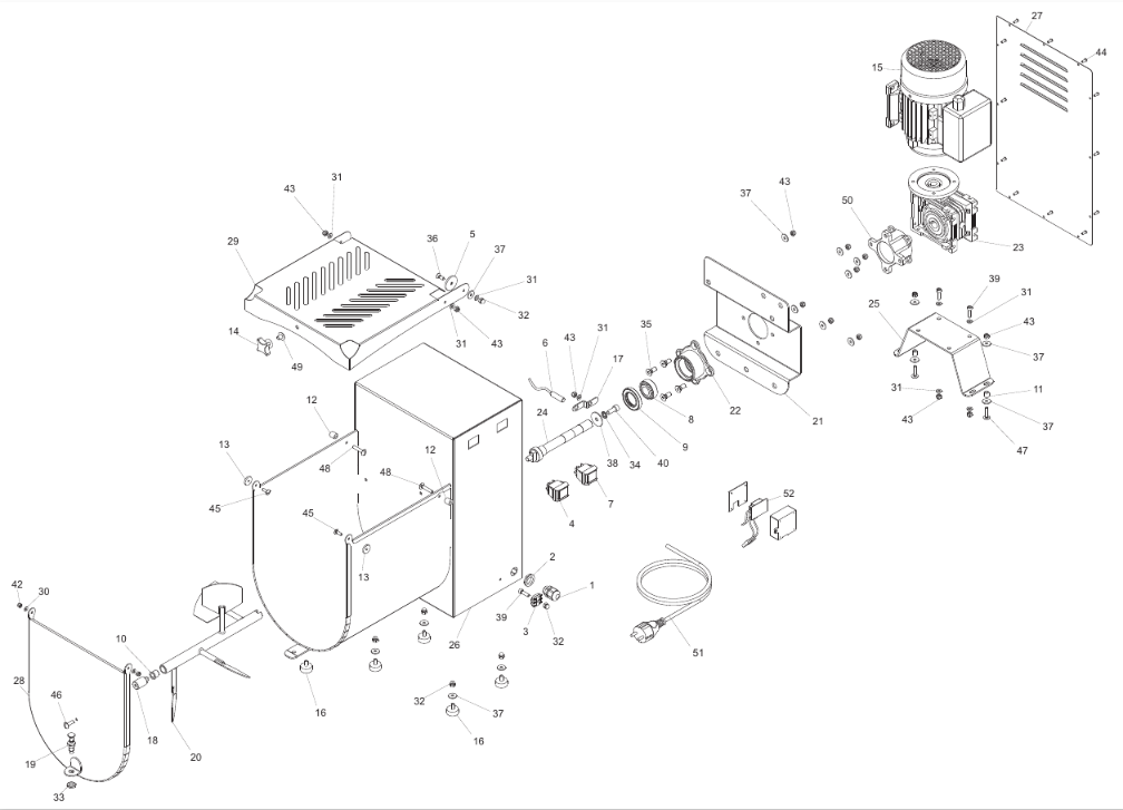 картинка Деталировка для AMK20 взрыв-схема от магазина Одежда+