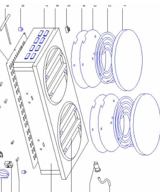 картинка Деталировка Roller Grill CDE400 от магазина Одежда+