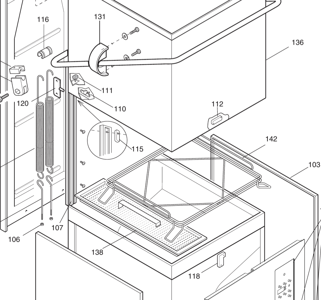 картинка Деталировка Electrolux серий ZHT / OHT / KHT / NHT / EHT от магазина Одежда+