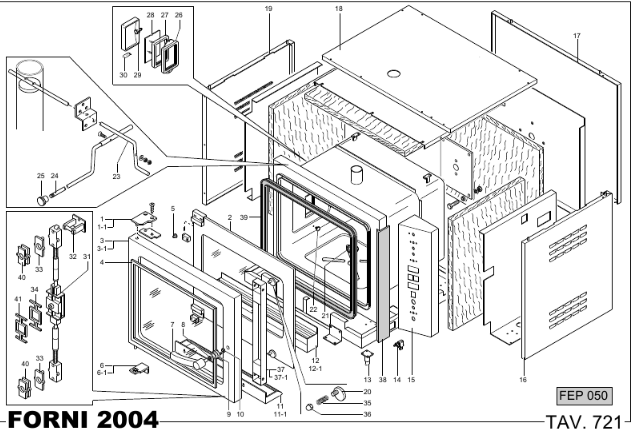 картинка Деталировка для FEM050 MBM от магазина Одежда+