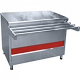 картинка Прилавок для горячих напитков ПГН-70КМ нейтральный стол (две полки, 1120 мм) от магазина Одежда+