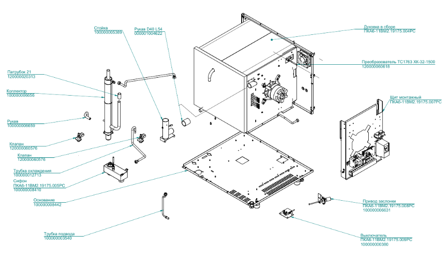 картинка Деталировка для ПКА6-11ВМ2.19175.001РС_ред_1.0 от магазина Одежда+