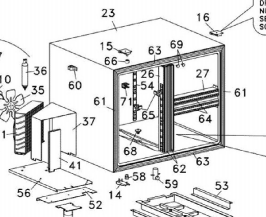 картинка Деталировка для стола охлаждающего Angelo-Po 6SMA2A от магазина Одежда+