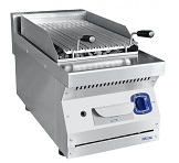 картинка Газовый лавовый гриль ГЛК-40Н, решетка 330х495 мм, два положения по высоте, 700 серия, 400х750х515 мм, пьезорозжиг, газ-контроль, 1 горелка, 8,5 кВт, настольный, вся нерж. от магазина Одежда+