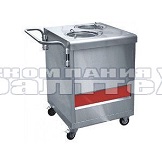 картинка Прилавок  ПТЭ-70КМ(П)-80 для подогрева тарелок (80 тарелок, 2х240 мм, 630 мм) /вся нерж./ от магазина Одежда+