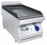 картинка Аппарат контактной обработки АКО-40Н, чугунная поверхность 395x650 мм, 1/2 гладкая - 1/2 рифленая, 700 серия, 400х750х475 мм, 4,5 кВт, 400 В, настольный, вся нерж. от магазина Одежда+