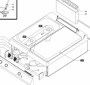 картинка Деталировка для плиты с панелью накаливания Angelo-Po 1D0FA2 от магазина Одежда+