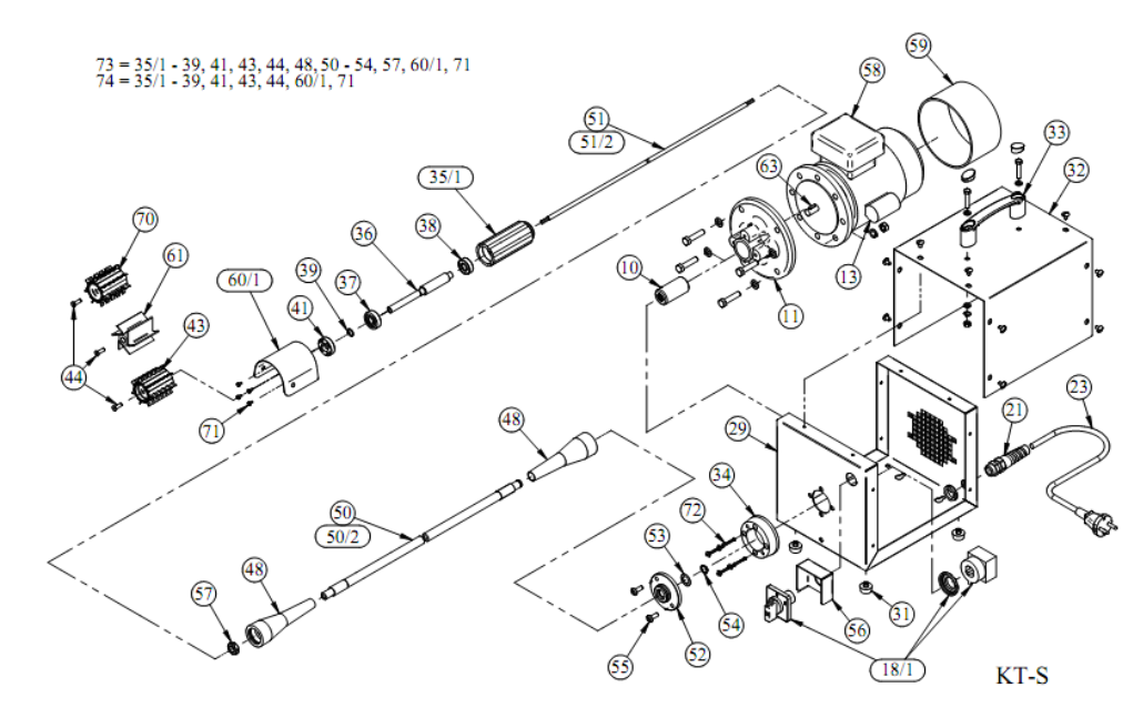 картинка Деталировка для Схема КТ-S от магазина Одежда+