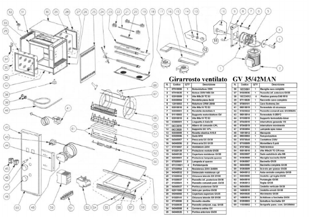 картинка Деталировка для ГРИЛЬ Е-35 от магазина Одежда+