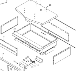 картинка Деталировка для сковороды опрокидывающайся Angelo-Po 291BR1E от магазина Одежда+