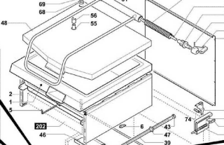 картинка Деталировка для сковороды опрокидывающайся Angelo-Po 2A1BR2GA от магазина Одежда+