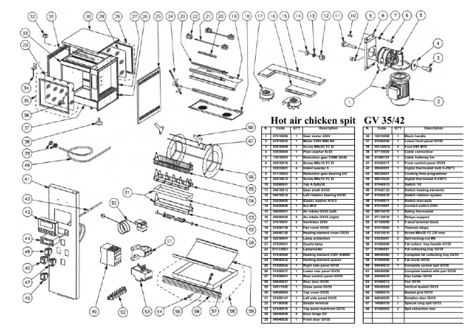 картинка Деталировка для GV35 Inglese от магазина Одежда+