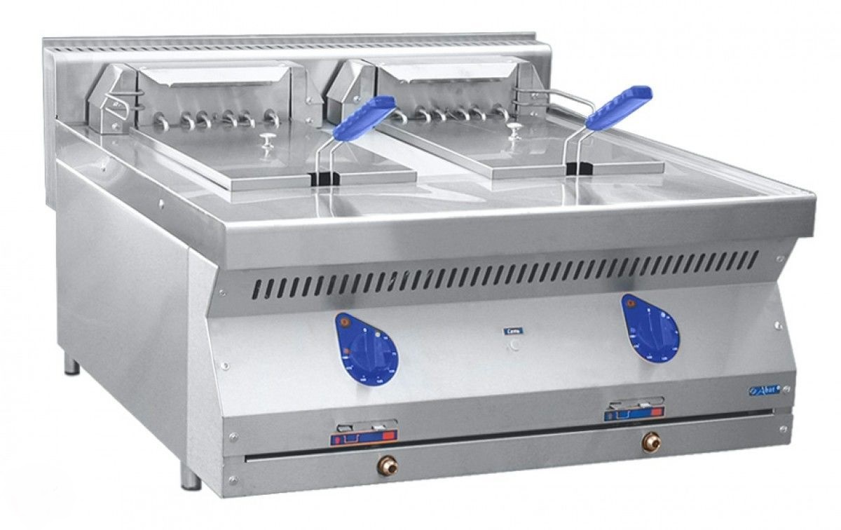 картинка Фритюрница электрическая ЭФК-80/2Н, 2 ванны по 19,7 л, 2 корзины 320х225х130 мм, 700 серия, 800x750x475 мм,  +20…+190 С, 15 кВт, 400 В, настольная, вся нерж. от магазина Одежда+