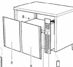 картинка Деталировка для стола охлаждающего Angelo-Po 9M1102 от магазина Одежда+