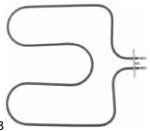 картинка Нагревательный элемент 600 Вт 230 В нагревательные контуры 1 л 355 мм Ш 215 мм длина фланца 70 мм 056928 от магазина Одежда+