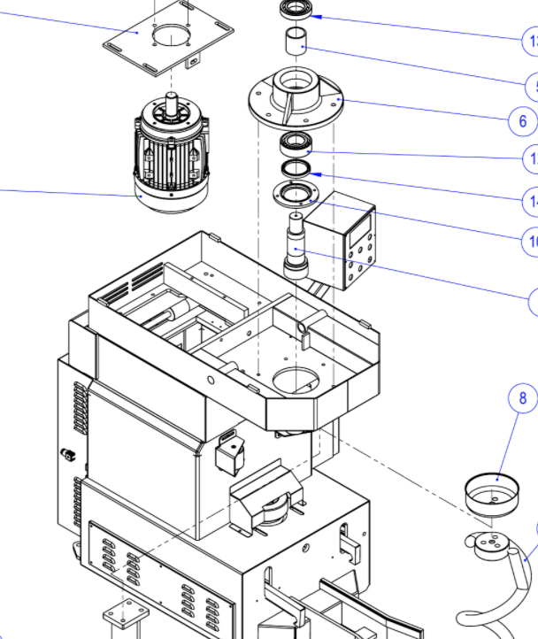 картинка Деталировка EFFEDUE ME 130:250 UNIMIX от магазина Одежда+