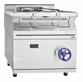 картинка Газовая сковорода ГСК-80-0,27-40, цельнотянутая чаша 577х470х197 мм, площадь 0,27 м2, 40 л, опрокидываемая, 700 серия, 800х898х950 мм, +100…+340 С, газ-контроль, 1 горелка, 14 кВт, напольная, вся нерж. от магазина Одежда+