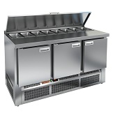 картинка Стол охлаждаемый высокотемпературный тип HT модель SLE2-111GN (1/6) для салатов (с крышкой) Hicold от магазина Одежда+