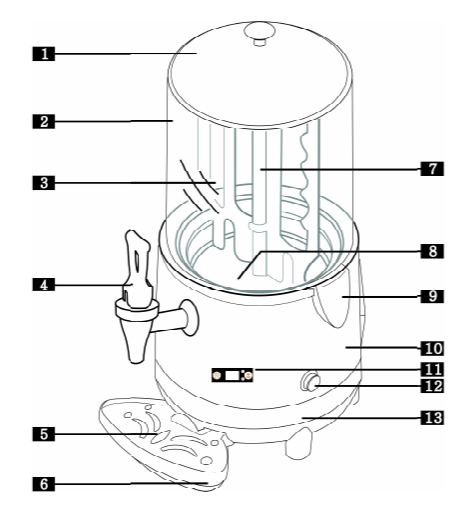 картинка Деталировка для HKN-DELICE5 от магазина Одежда+