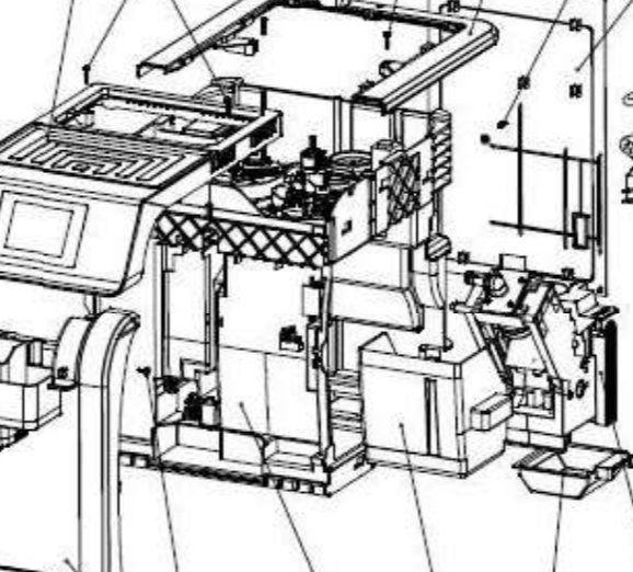 картинка Деталировка кофемашины Hurakan ME717 от магазина Одежда+