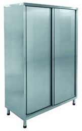 картинка Шкаф-купе нейтр. ШКН-6-5РН нерж. (1500х560х1800 мм) от магазина Одежда+