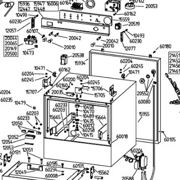 картинка Деталировка для посудомоечной машины Adler CF40DL от магазина Одежда+