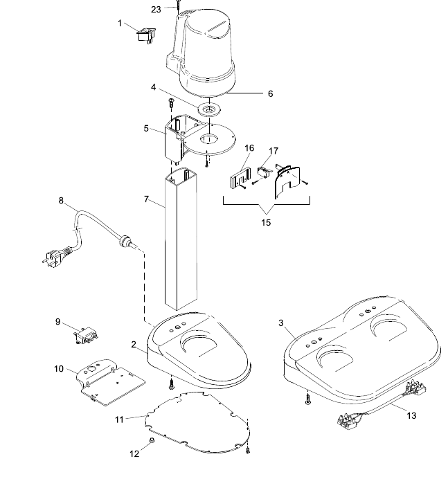 картинка Деталировка пьезофильтра FP1I-FP2I-FP1P-FP2P от магазина Одежда+