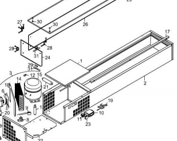картинка Деталировка для стола охлаждающего Angelo-Po AR207V от магазина Одежда+