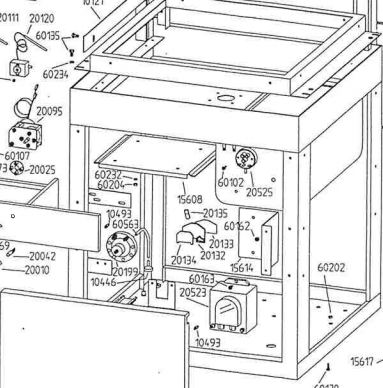 картинка Деталировка для посудомоечной машины Adler DS1200 от магазина Одежда+