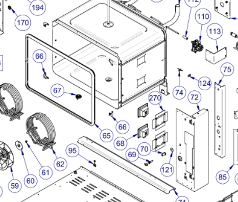 картинка Vortmax Деталировка печи VSI 05 W (L04DCY) от магазина Одежда+