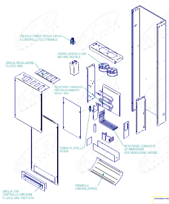 картинка Деталировка для DAT-TECH EXP_SCHEDA TECNICA_MCE_2019 = DAT TECH01R (sn M0392018) (1) от магазина Одежда+