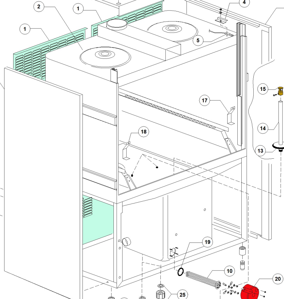 картинка Деталировка для Kromo KP402E PLUS от магазина Одежда+