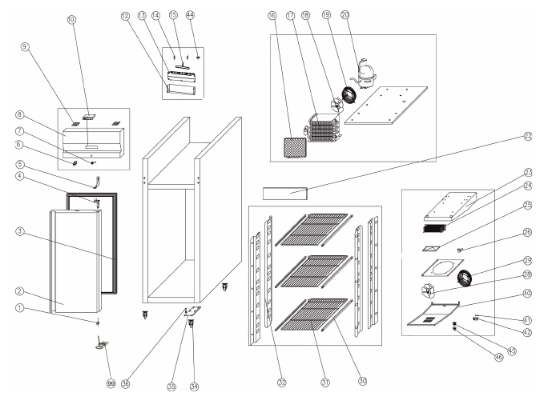картинка Деталировка для RK505-GB (1) от магазина Одежда+