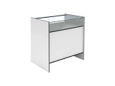 картинка Прилавок ST S (S 6090 GS, 900x600x900, стеклянный верх, ЛДСП16, серый) от магазина Одежда+